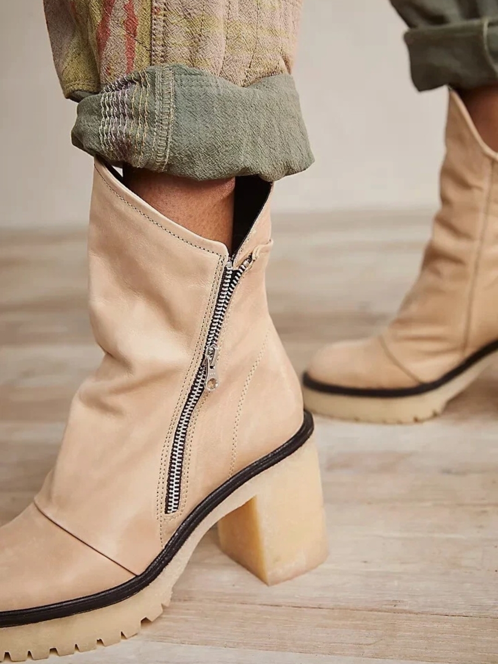 Free People Jack Zip Ankle Boots
